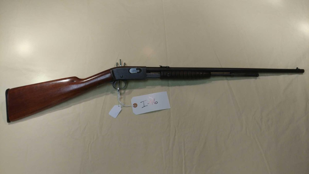 (I-46)  REMINGTON MODEL 12, .22 SL/LR, PUMP, SN# 819888 (LOCATED AT MIKES GUN SHOP IN BENSON MN, FOR