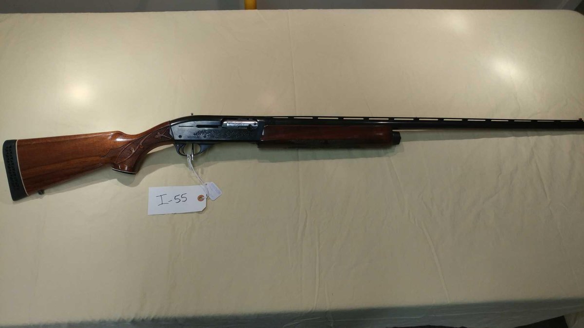 (I-55) REMINGTON MODEL 1100,12 GA MAG, 3" SHELL, FULL CHOKE BARREL, SEMI-AUTO, SN# M985853M (LOCATED