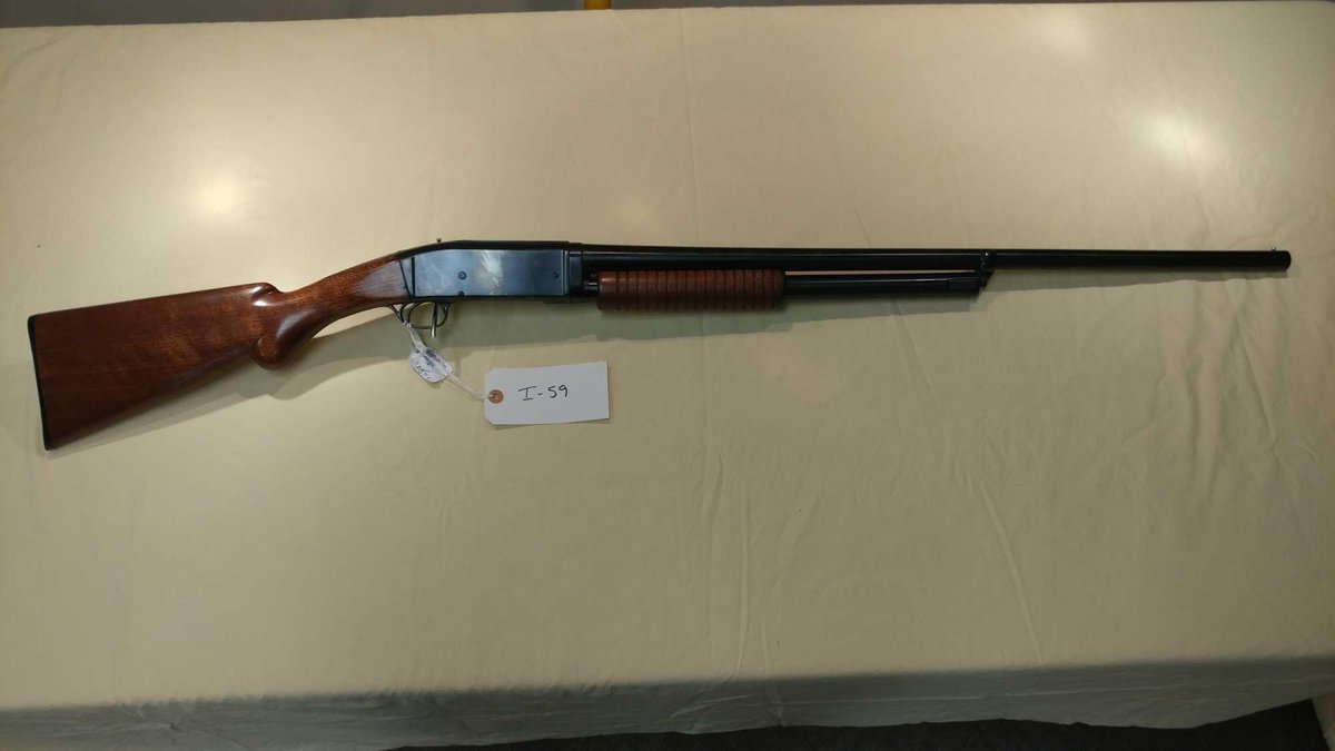 (I-59) REMINGTON, 12 GA, PUMP, SN# U38396 (LOCATED AT MIKES GUN SHOP IN BENSON MN, FOR MORE INFORMAT