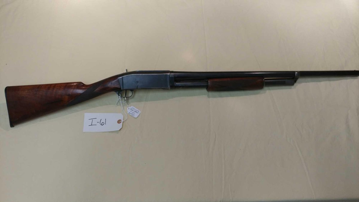 (I-61) REMINGTON MODEL 29, 12 GA, PUMP,  CYLINDER CHOKE, TRAP GRADE, SN# 19611  (LOCATED AT MIKES GU