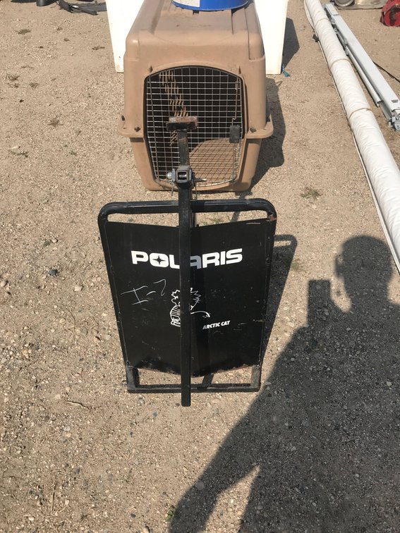(I-7) SNOWMOBILE STAND (ITEM AT ZIELSDORF AUCTIONS)