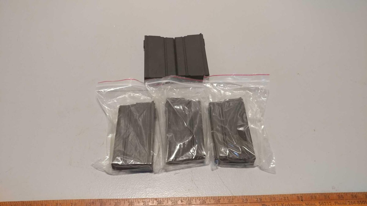 (I-239) M1A ACCESSORIES, (5) 20 ROUND MAGAZINE (ITEMS LOCATED AT ZIELSDORF AUCTIONS)