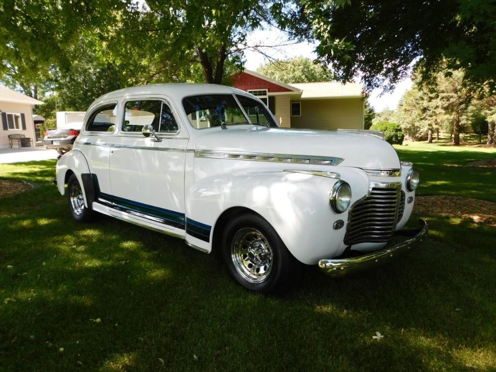 (TITLE) 1941 CHEVY SPECIAL DELUXE STREET ROD, 350 V8 1972 PONTIAC VENTURA FRONT SUSPENSION, FRONT DI