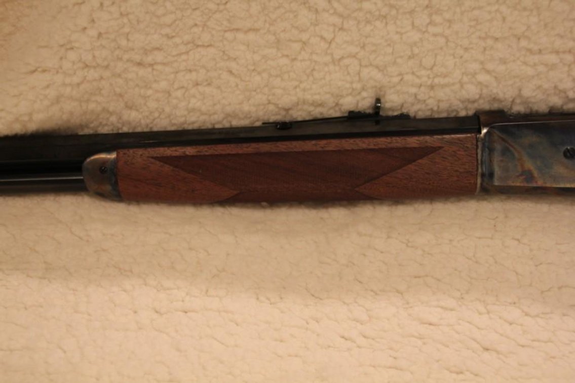 (I-227) WINCHESTER MODEL 1886 .45-70, 24"  OCTAGON BARREL, DELUXE RIFLE, CASE-HARDENED RECEIVER, DEL