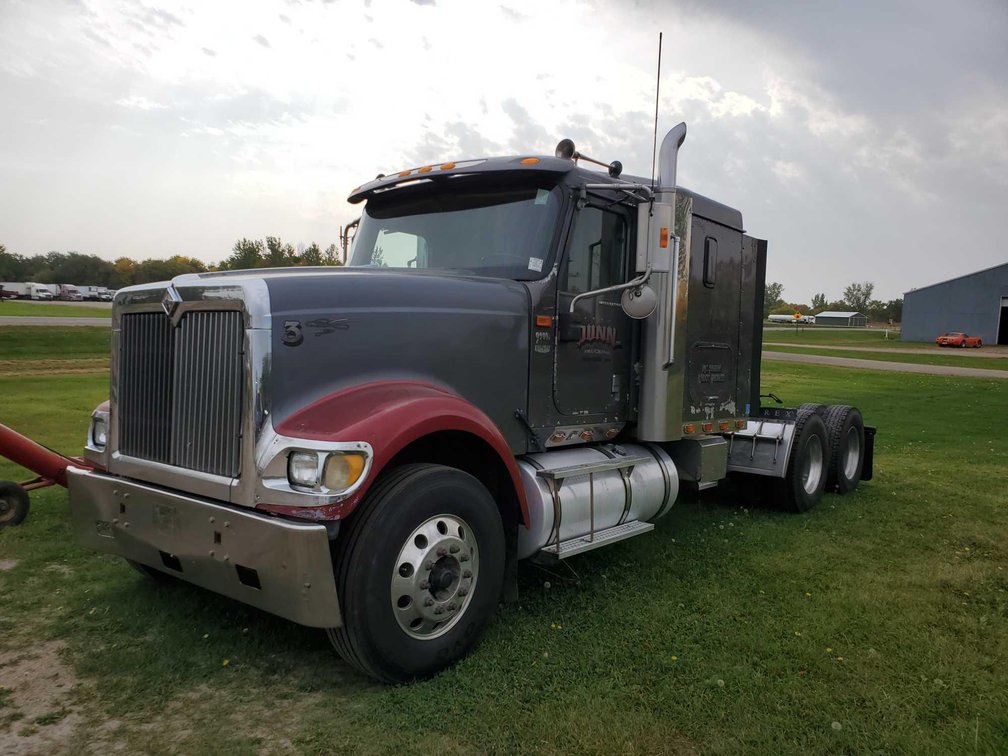 (I-536) (TITLE) 2005 INTERNATIONAL  9900I SEMI, 1.1 MILLION MILES, ISX CUMMINS 475HP, ALL NEWER VIRG