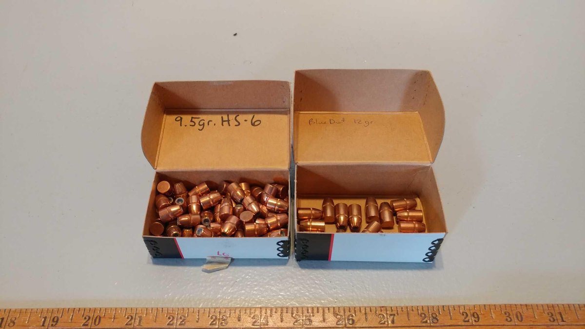 (I-42) 38 CAL. -158 GN. HP-18, 125 GR. HP 74 (ITEM AT ZIELSDORF AUCTIONS)