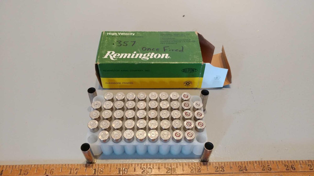 (I-41) 357 MAG. 50, FIRED ONCE (ITEM AT ZIELSDORF AUCTIONS)