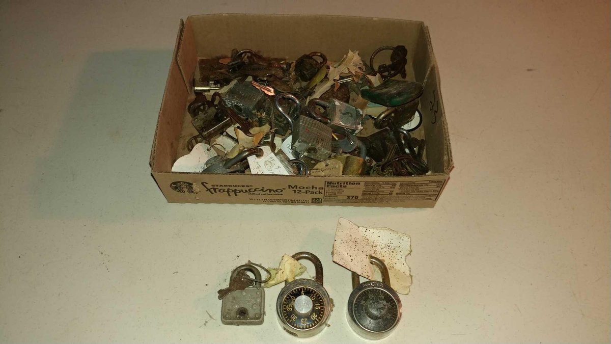 ASSORTMENT OF COMBINATION & KEY PAD LOCKS
