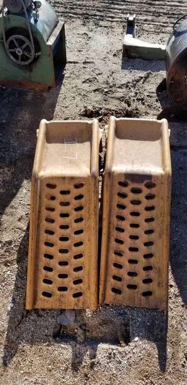 (I-7) METAL CAR RAMPS (ITEM AT ZIELSDORF AUCTIONS)
