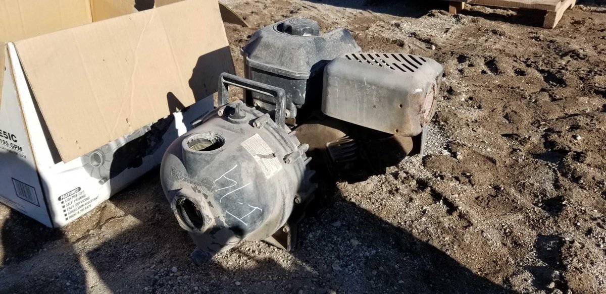  (I-14) BRIGGS AND STRATTON 2 IN TRASH PUMP  (ITEM AT ZIELSDORF AUCTIONS)