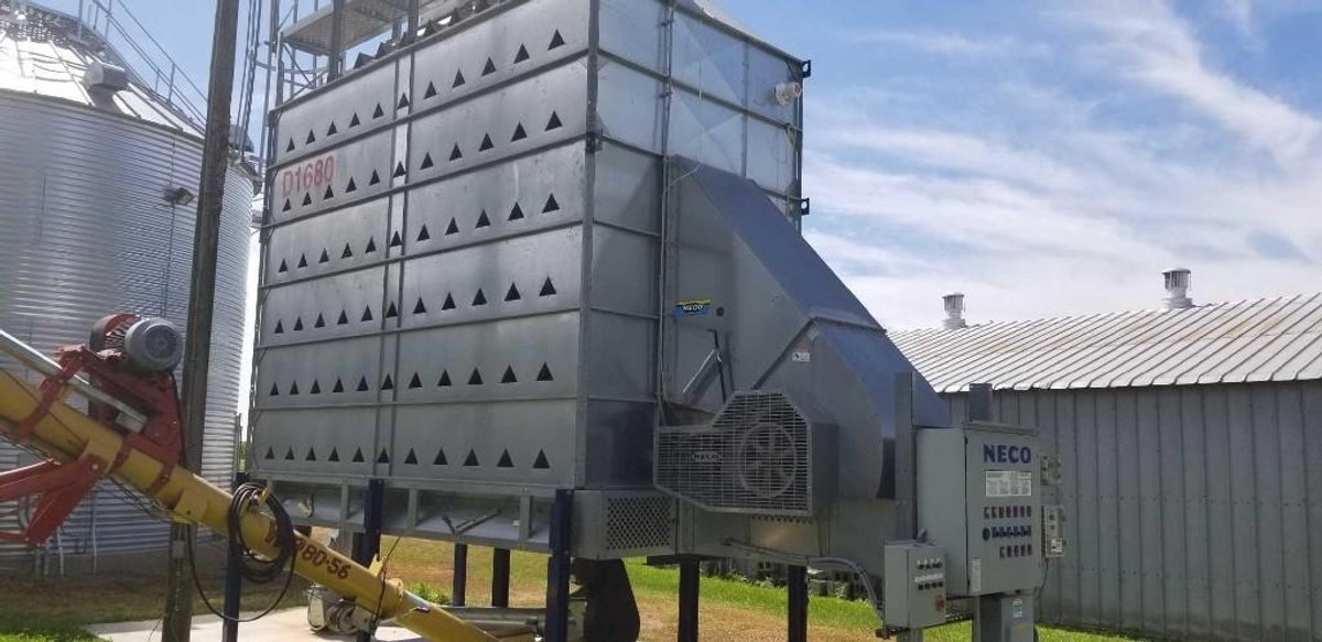 (I-40) 2013 NECO D1680 CONTINUOUS FLOW DRYER, 2 LEVELS OF COOLING FLOORS, 6 TOTAL LEVELS, 1,592 HRS,