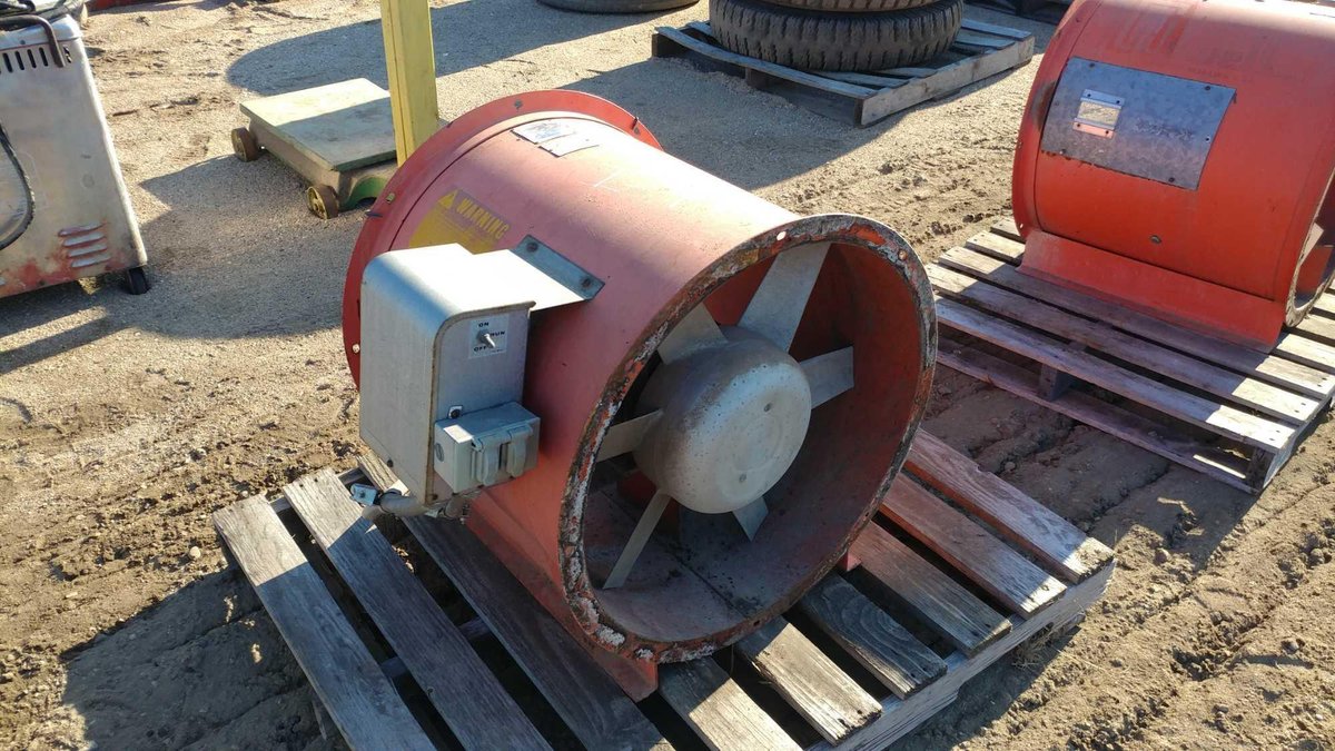 (I-49) 10HP 24" 3 PHASE CALDWELL BIN FAN&nbsp; (ITEM AT ZIELSDORF AUCTIONS)