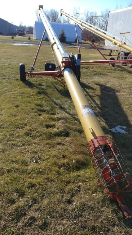 (I-166) WESTFIELD J210-41 AUGER, 10HP SINGLE PHASE MOTOR (LOCATED AT ZIELSDORF AUCTION FACILITY)
