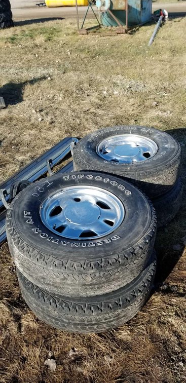  (I-80) (4) GMC ALUM 16" RIMS 6 BOLT GM  (ITEM AT ZIELSDORF AUCTIONS)
