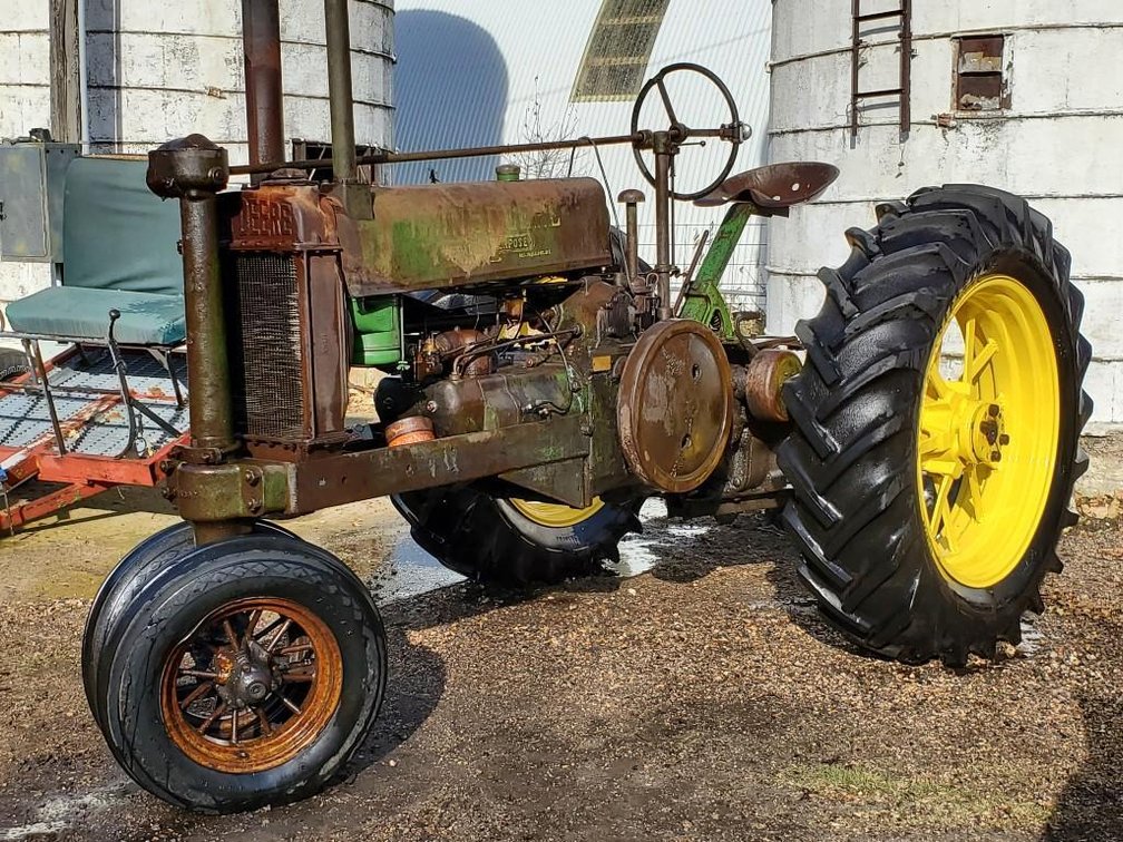 1935 JOHN DEERE GENERAL PURPOSE TRACTOR, UN-STYLED, PTO, SN# 416120, RUNS & DRIVES