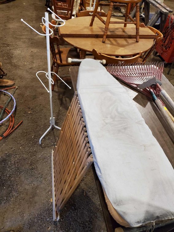 IRONING BOARD, EXPANDABLE GATE, AND CLOTHING HANGER RACK