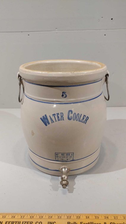 ST PAUL BOOK & STATIONERY COMPANY 5 GAL WATER COOLER W/HANDLES