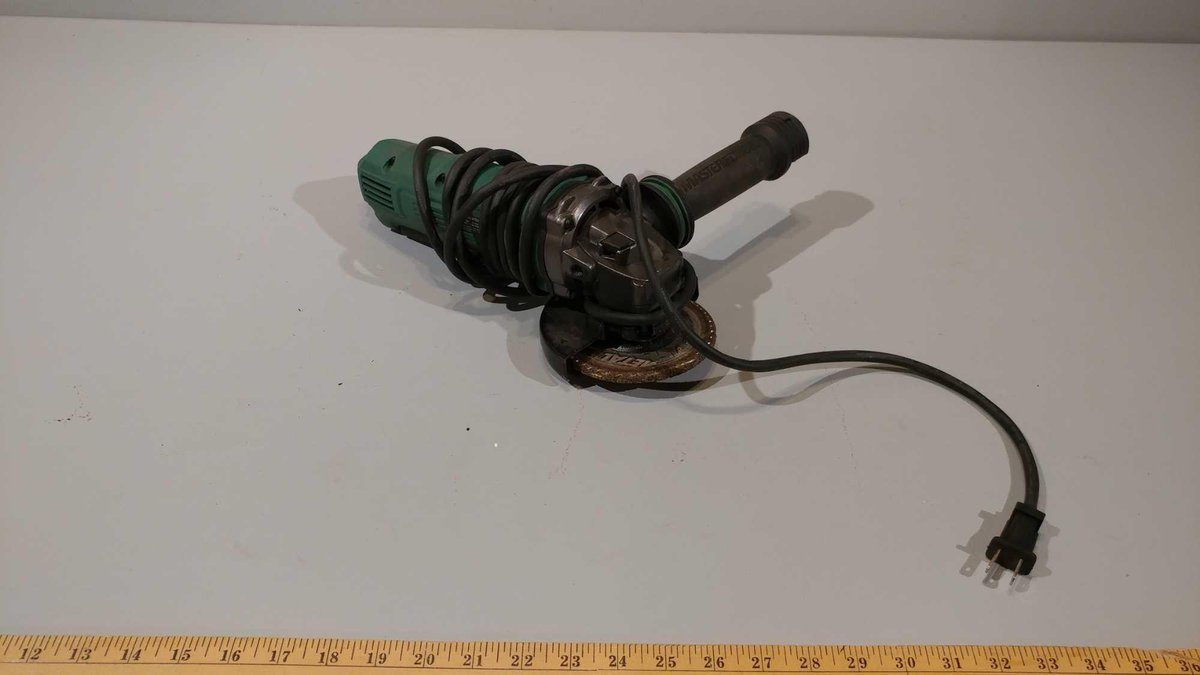 (I-13) MASTERFORCE ELECTRIC 5" GRINDER (ITEM AT ZIELSDORF AUCTIONS) 