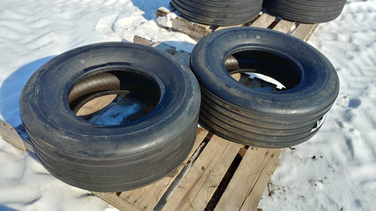 (I-24) (2) NEW 11L-15 TIRES (ITEM AT ZIELSDORF AUCTIONS) 