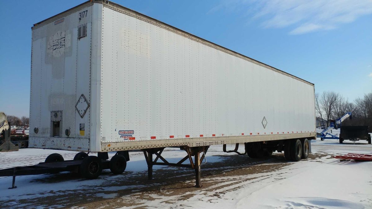 (I-52) (TITLE) 1987 THEURER VAN TRAILER 48'X 102" NEW REAR DOORS IN 2003 (ITEM AT ZIELSDORF AU