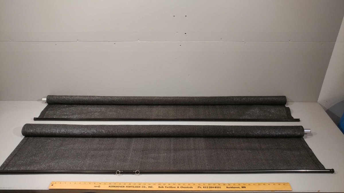 (2) 6' ROLLS OF ROOM DARKENING SHADES
