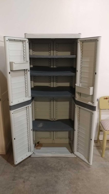 POLY CABINET (28"W X 69"H X 17"D)