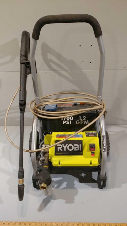 RYOBI PREMIUM ELECTRIC PRESSURE WASHER, 1700 PSI, 1.2 GPM (UNKNOWN CONDITION)