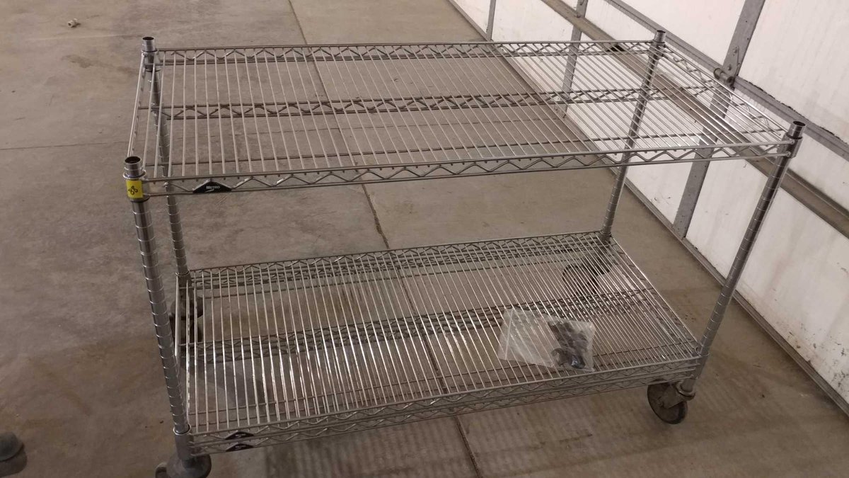 NSF RATED ROLLING CART (48"W X 34"H X 21"D)