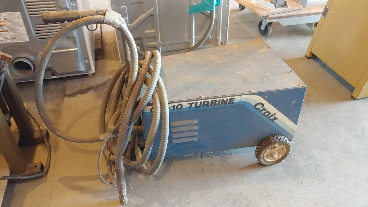 CROIX CX-10 TURBINE HVLP SPRAY PAINT SYSTEM MISSING SPRAYER 