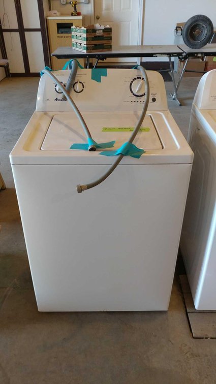 AMANA WASHING MACHINE WAS NEW IN 2015 