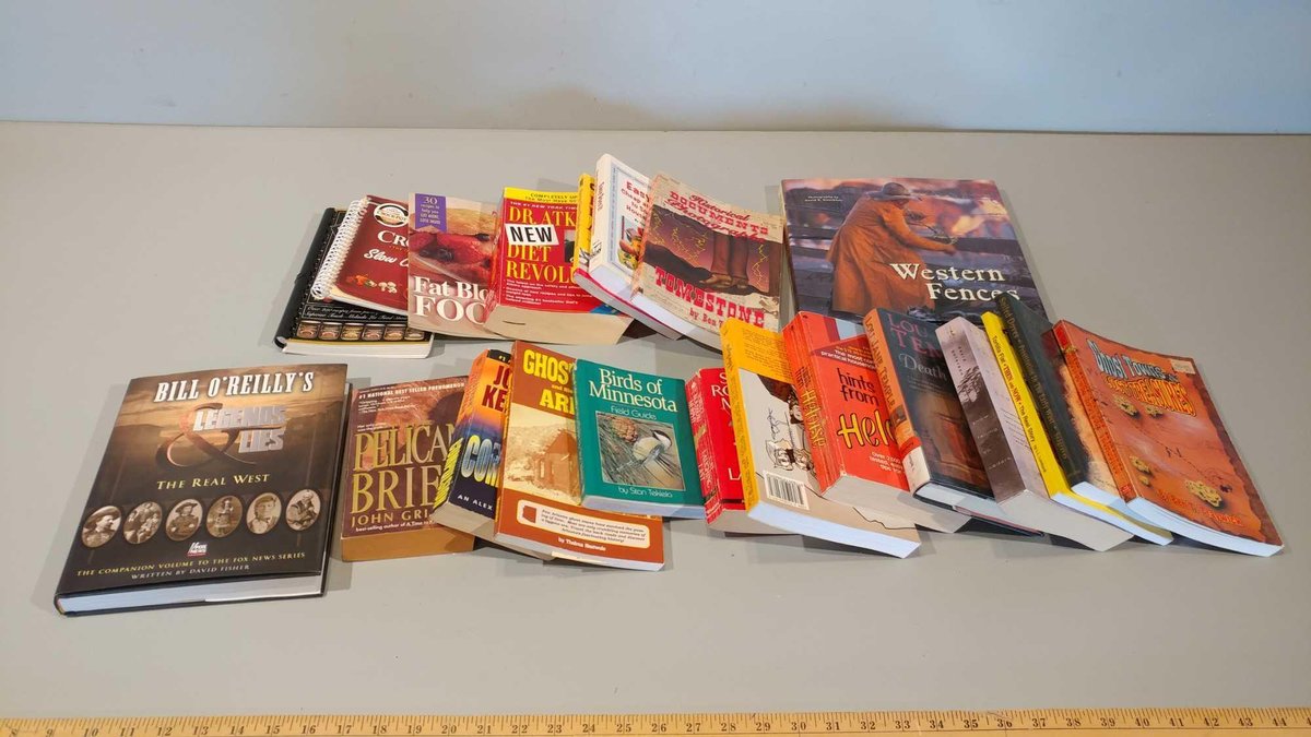 ASSORTMENT OF BOOKS