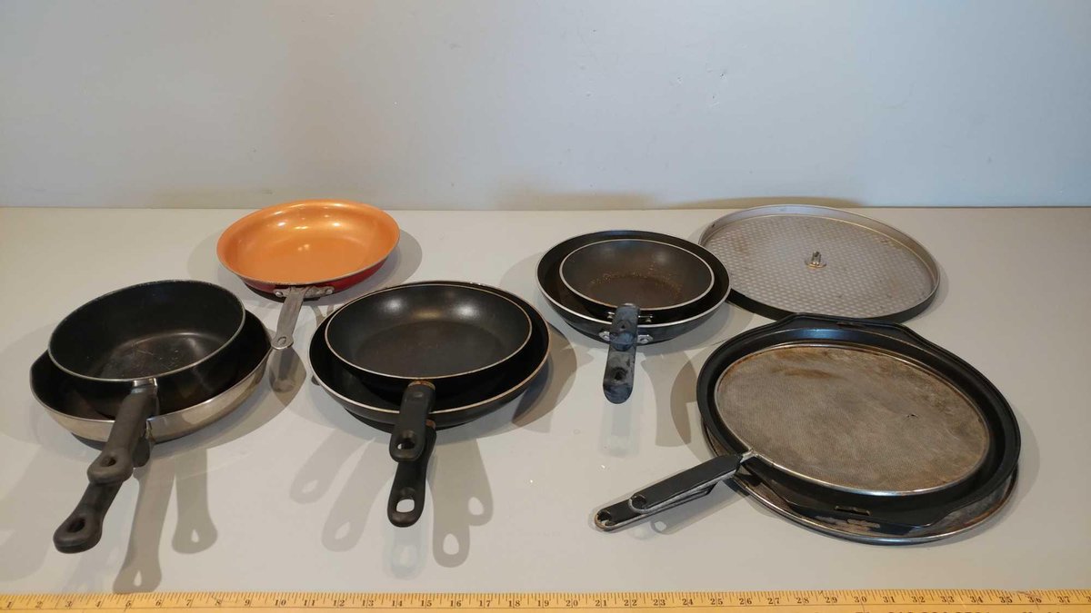 LARGE ASSORTMENT OF PANS, (WEAREVER, ULTREX, MEMBER'S MARK & MORE)