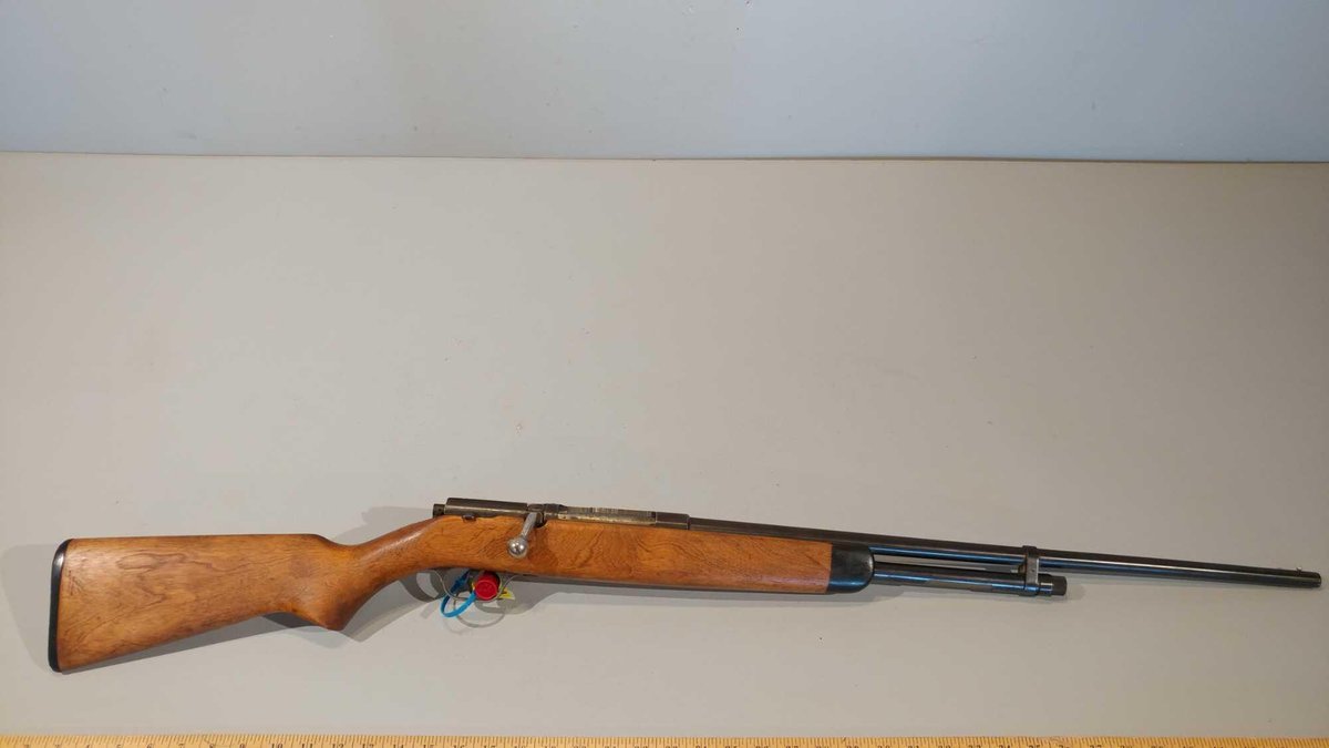 STEVENS MODEL 59A, .410 SHOTGUN, BOLT ACTION, TUBE MAG (LOCATED AT MIKES GUN SHOP IN BENSON MN, FOR 