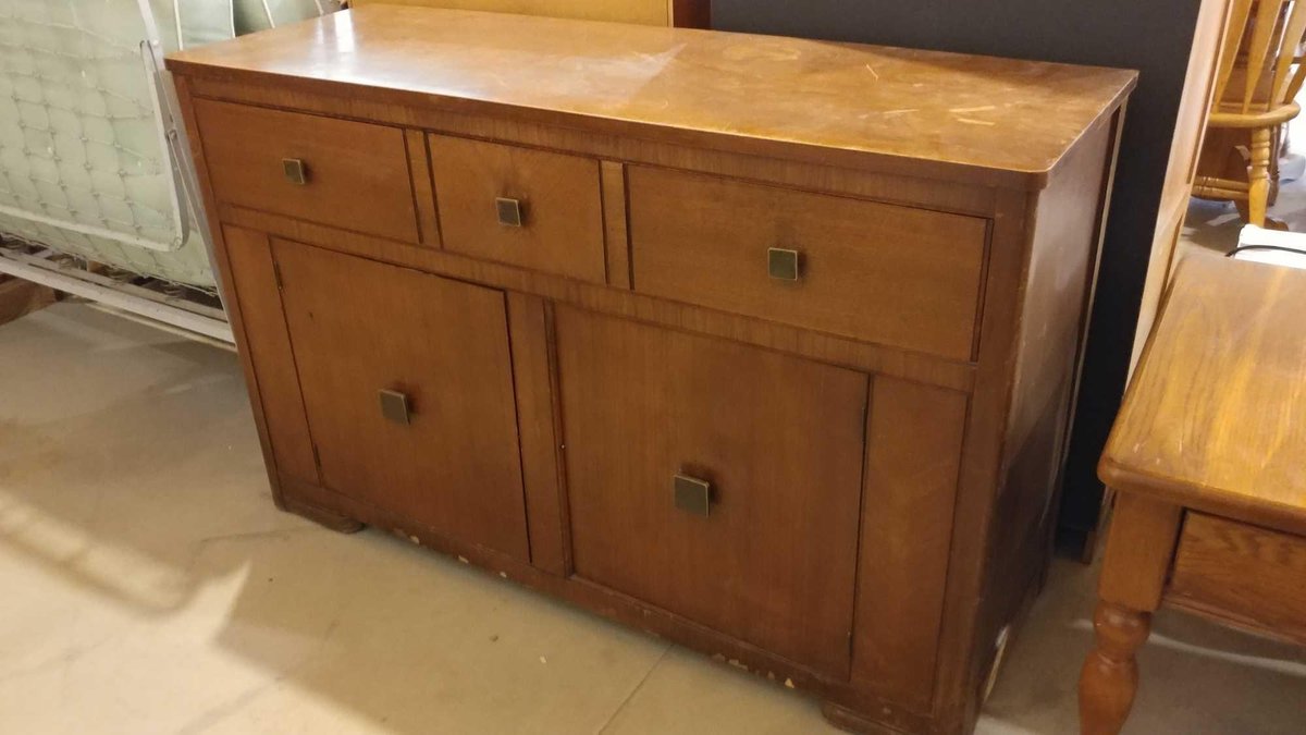 WOOD BUFFET 35 "H X 56"W X 20"D