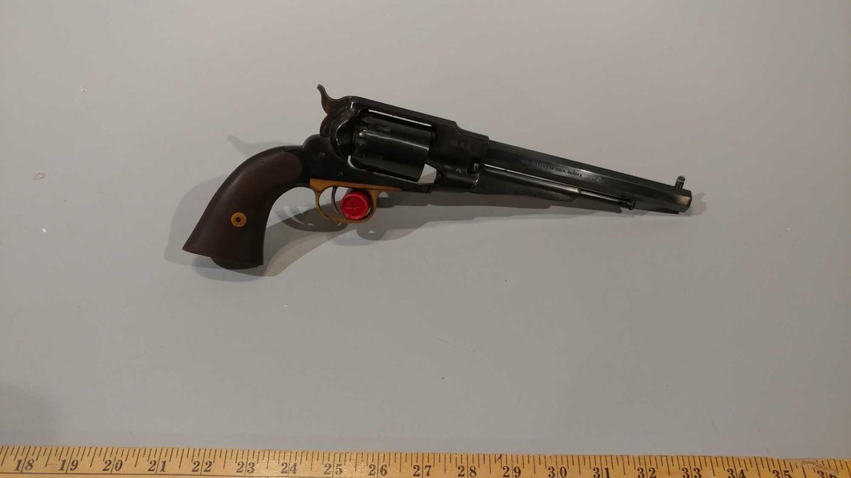 (I-210) F.LLIPIETTA .44 CAL BLACK POWDER REVOLVER, SN# R416119 (LOCATED AT MIKES GUN SHOP IN BENSON,