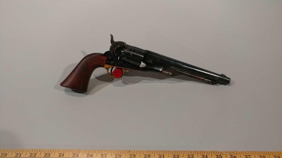 (I-211) F.LLIPIETTA .44 CAL BLACK POWDER REVOLVER, SN# P106411 (LOCATED AT MIKES GUN SHOP IN BENSON,