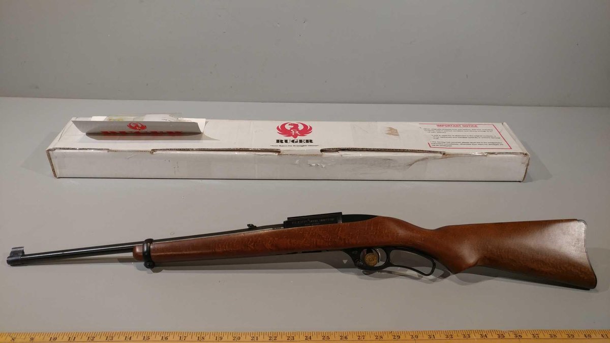 (I-213) RUGER MODEL NINETY SIX LEVER ACTION .17 HMR RIFLE, SN# 620-45909 (LOCATED AT MIKES GUN SHOP 