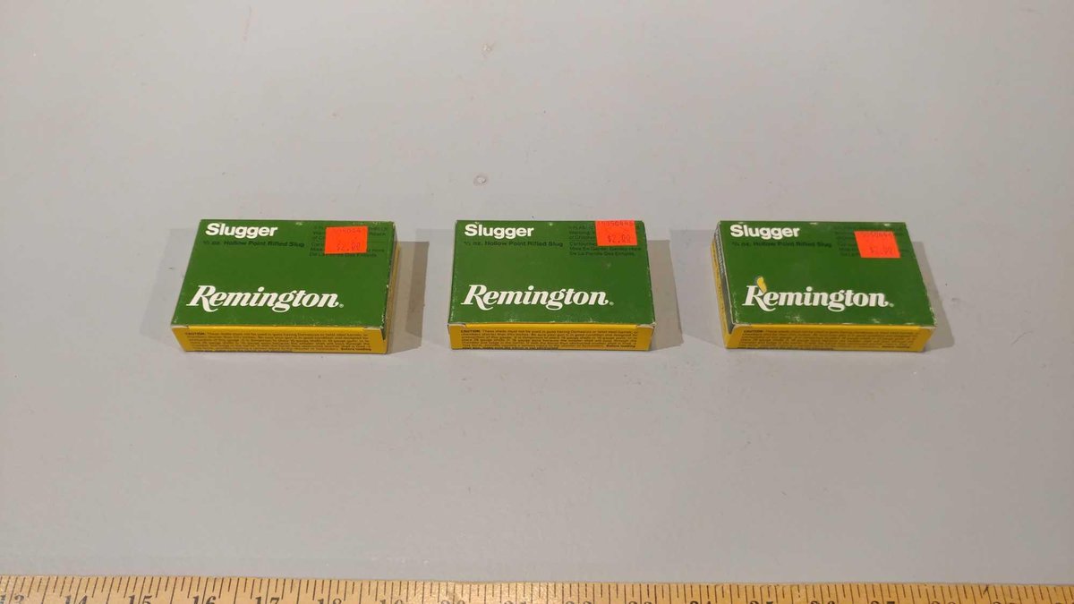 (I-446) (15) REMINGTON SLUGGER 16GA, 2 3/4", 4/5 OZS HOLLOW POINT RIFLE SLUGS