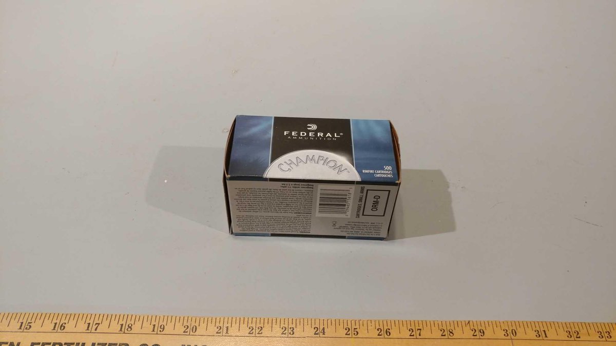 (I-448) (500) FEDERAL .22 CAL LONG RIFLE RIMFIRE CARTRIDGES, 40 GRAIN SOLID