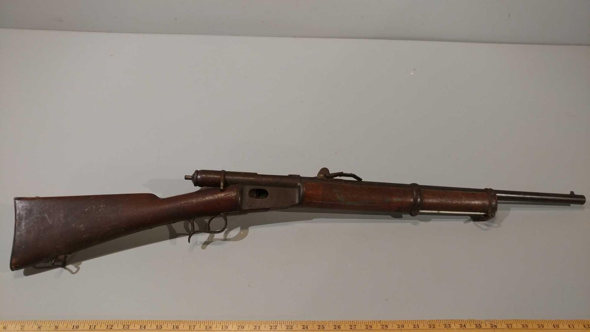 (I-235) WAFFENFABRIK BOLT ACTION RIFLE, UNKNOWN CALIBER, SN# 151268 (LOCATED AT MIKES GUN SHOP IN BE