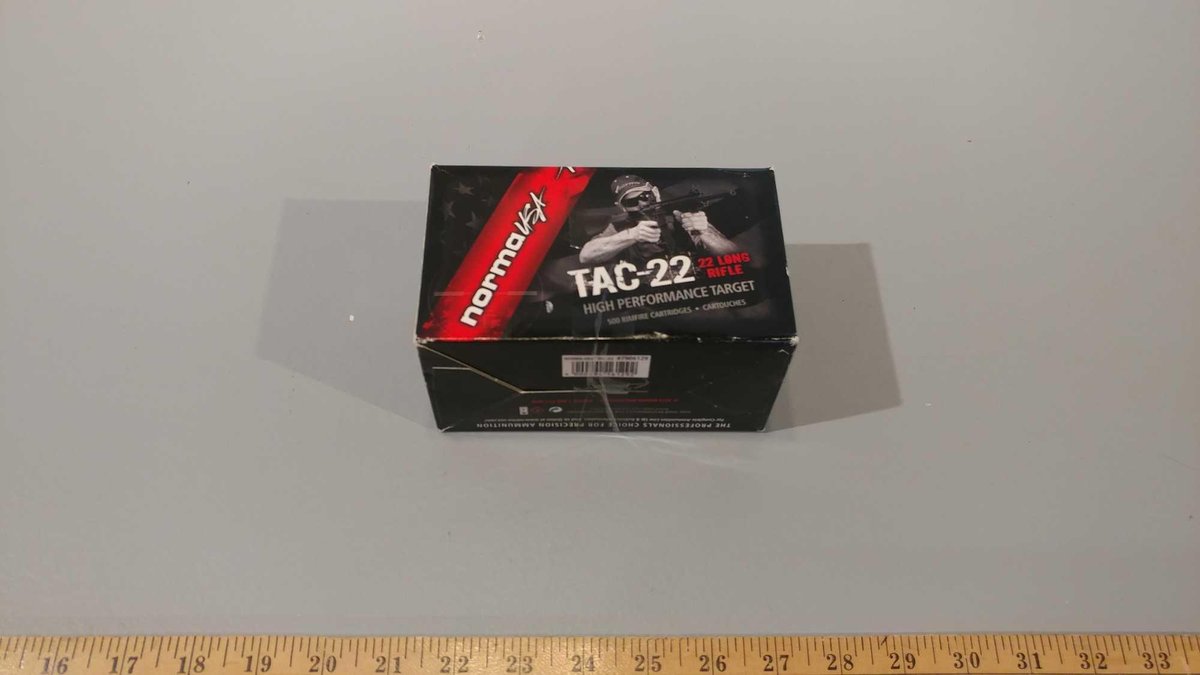 (I-22) BOX OF 500 NORMA USA .22 CAL RDS