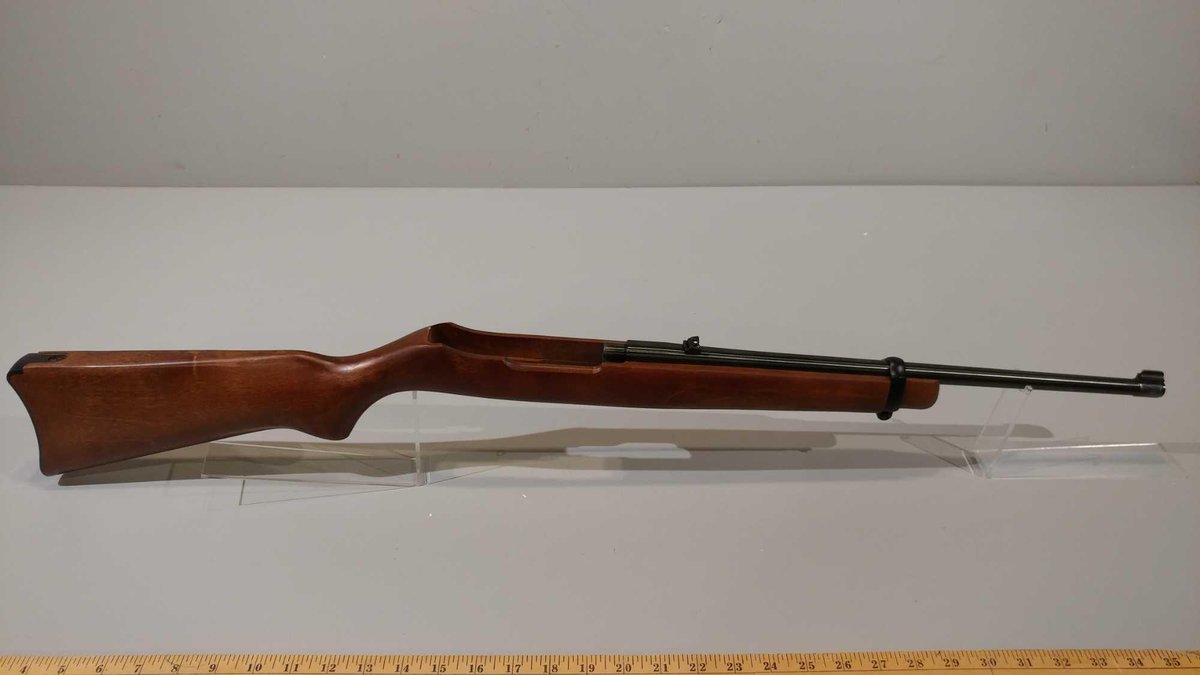 (I-243) RUGER 10-22 STOCK AND BARREL ONLY (LOCATED AT MIKES GUN SHOP IN BENSON, MN)