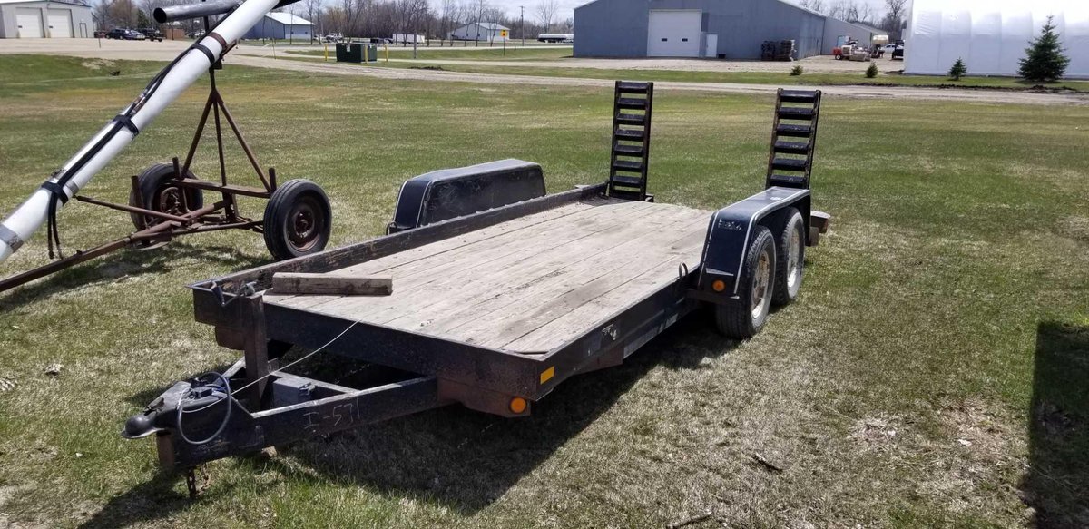 (I-571) (TITLE) 2001 FELLING SKID LOADER TRAILER, 3500 LB AXLES, 7000 LB TOTAL, VIN: # 5FTWE16241101