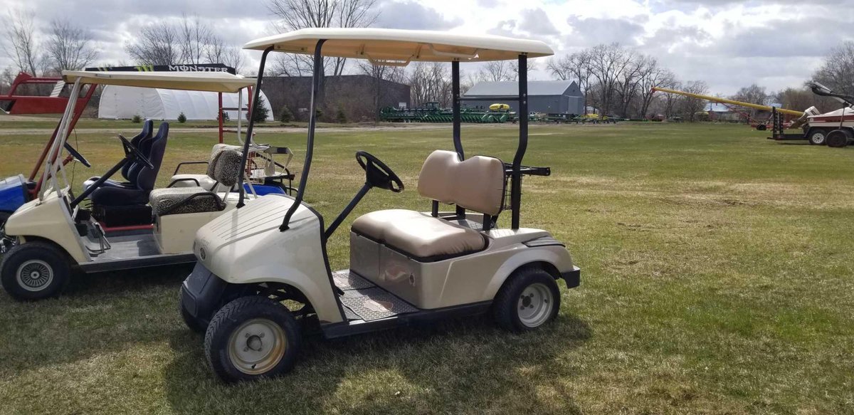 (I-756) FAIRPLAY ELECTRIC GOLF CART W/ CHARGER WORKS AS SHOULD (ITEM AT ZIELSDORF AUCTIONS) 