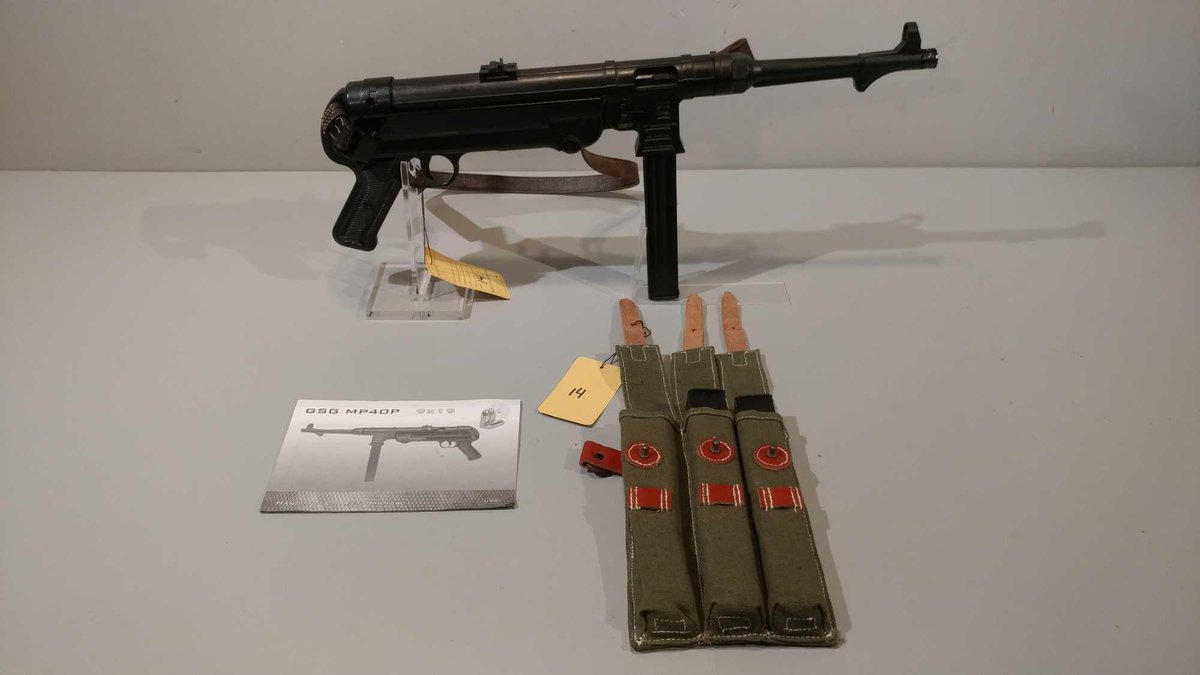 GERMANY MODEL: MP40P AUTO-CAL 9 X 19, 9MM, SER# A783310, (LOCATED AT MIKES GUN SHOP IN BENSON