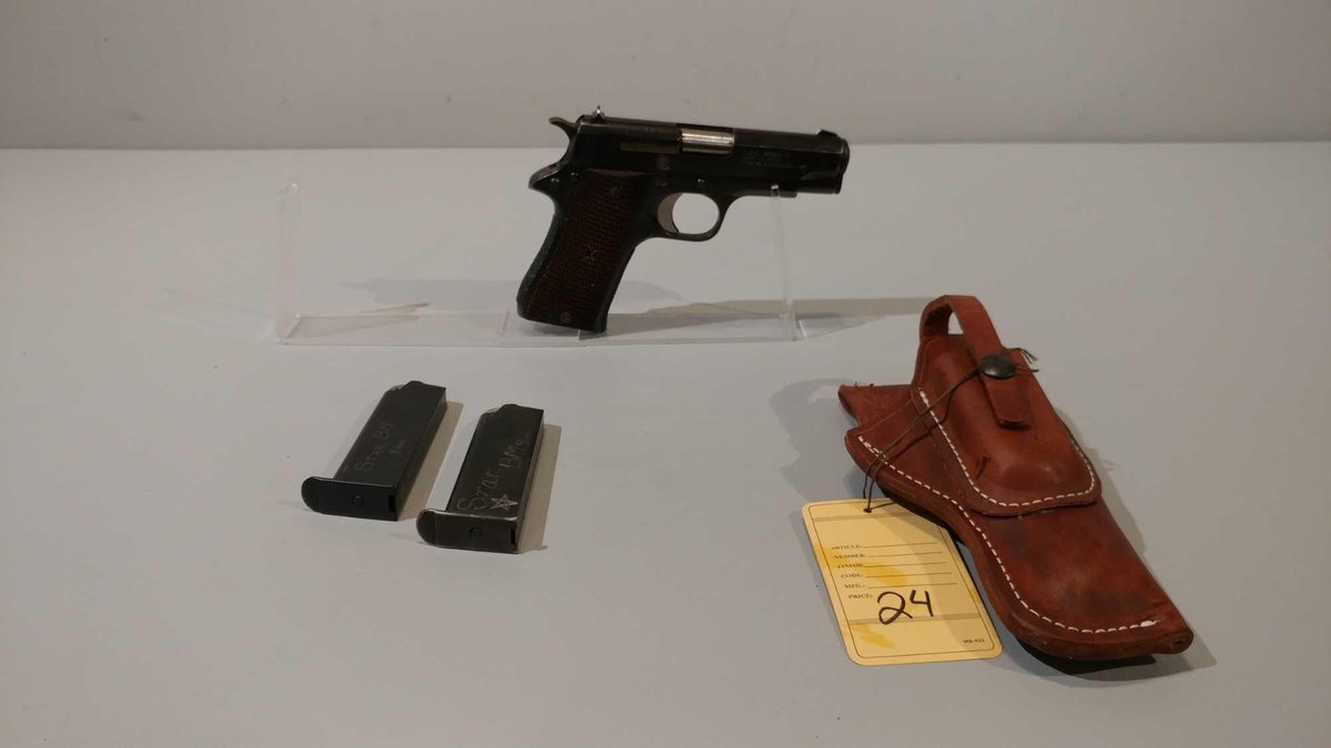 SPAIN MODEL: STAR BM 9 MM, SER# 25200-SBM201941, WITH NEW UNISSUED ORIGINAL (LOCATED AT MIKES GUN