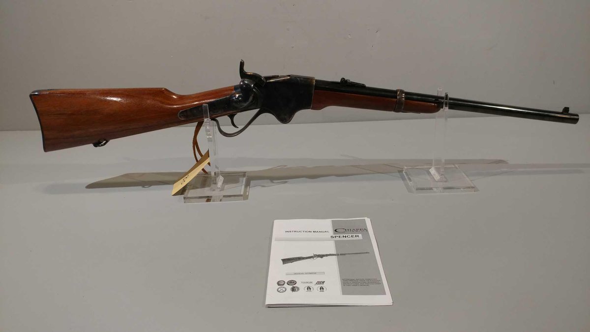ITALY MODEL: 1860 SPENCER RIFLE, LEVER CAL 45 LONG COLT, SER#16C00028, (LOCATED AT MIKES GUN SHOP I