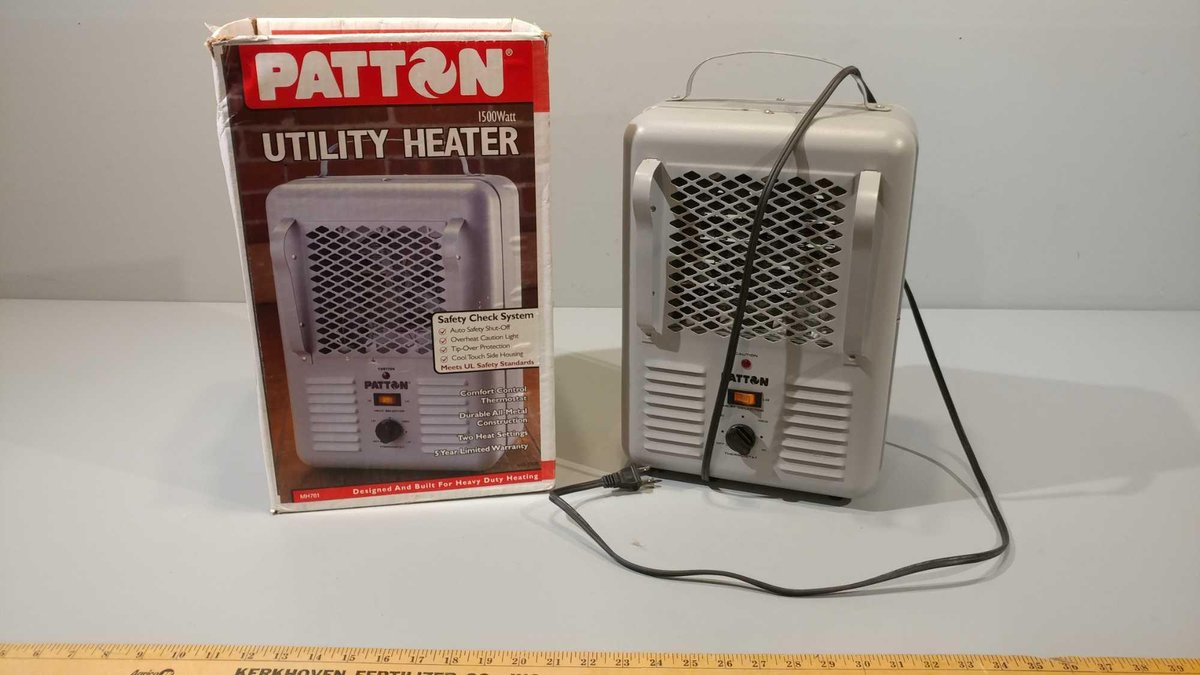 PATTON UTILITY HEATER, TESTED AND WORKS
