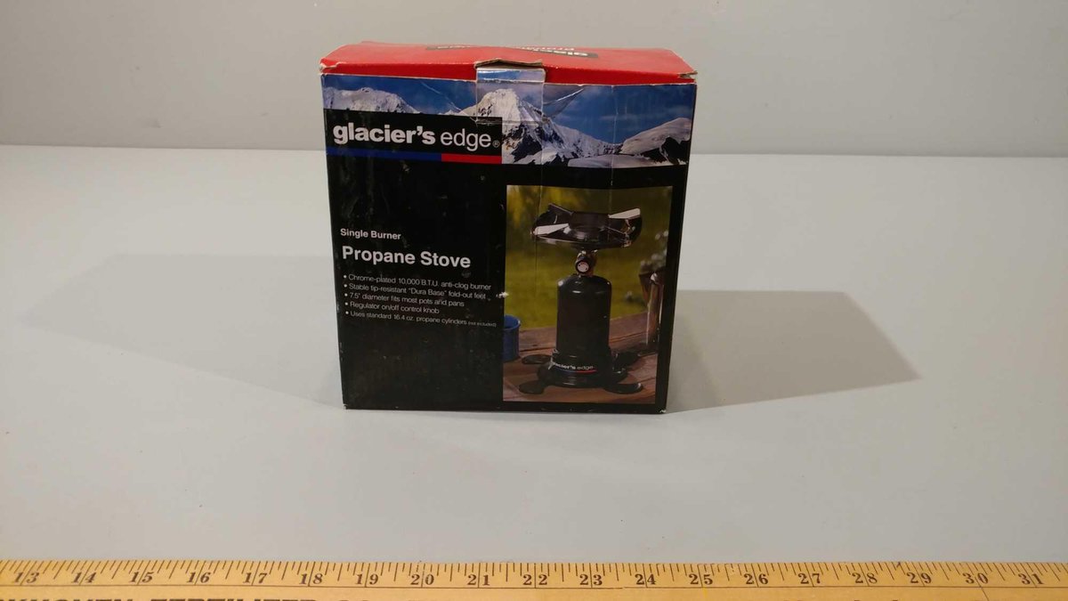 GLACIER'S EDGE SINGLE BURNER PROPANE STOVE