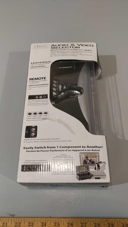 I-TEC AUDIO & VIDEO SELECTOR, NEW IN BOX